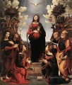 Inmaculada Concepción con Santos Renacimiento Piero di Cosimo